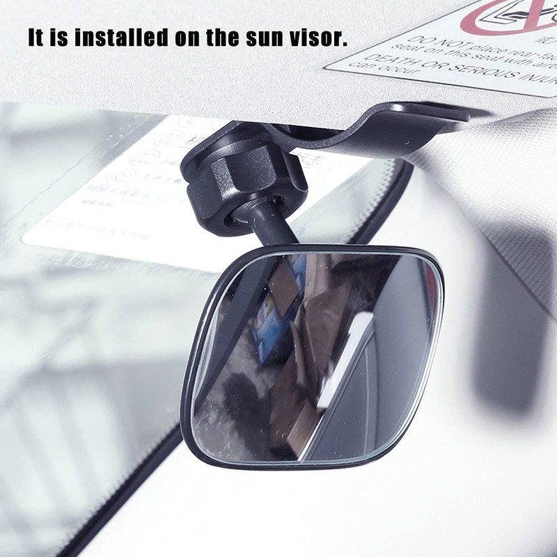 Wide Angle Convex Rearview Mirror for Viewing Rear Passengers