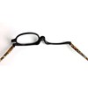 Makeup Glasses Magnifying Fold Flip Down Eye Makeup +1.5 +2.0