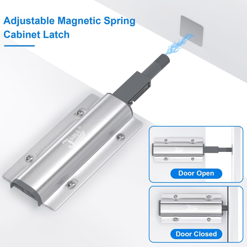 Cupboard Push to Open Push Latch Jiayi 4 Pack Push