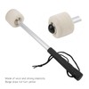 Wool Felt Head Mallet Hammer Improves Grip 2 Pieces Drum