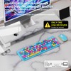 Wireless Keyboard and Mouse Combo, 2.4 GHz Wireless Full-Sized Typewriter