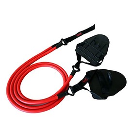 Tyron Latex Pull Rope with Hand Paddles