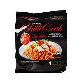 Prima Taste Singapore Chilli Crab Lamian Noodles, Pack of 4
