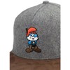 Bavarian Caps Cap Papa Smurf Grey, gray