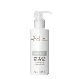 Paul Mitchell Fast Form Cream Gel para Peinar, Fijación Suave, Estilizado Más Rápido y Mayor Manejo, Para Todo Tipo de Cabello, 150 ml