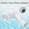 TopHomer 1Pcs Pool Skimmer Vacuum Plate 90 Degree Combo Hose