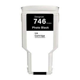 KSUMEI 746 Ink Cartridge HP 746 Photo Black P2V82A Replacement DesignJet Z6 DesignJet Z9+ Large Format Printer 300ml 1-Pack