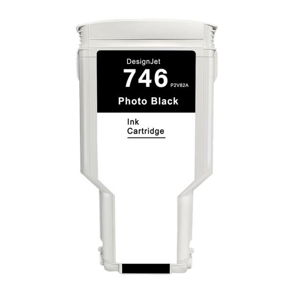 KSUMEI 746 Ink Cartridge HP 746 Photo Black P2V82A Replacement