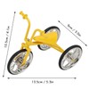 Toy Tricycle Model 3D Car Model Removable Tricycle Ornament Metal