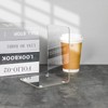 Qidexin 2 Pieces Book Ends, Acrylic Bookends, Non-Skid Book End,