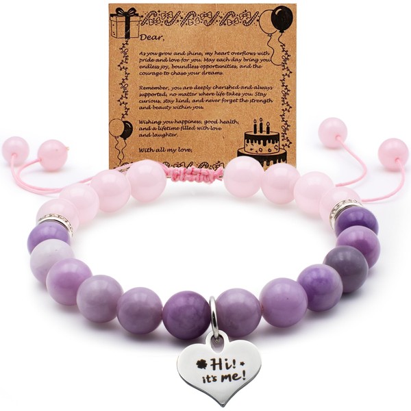 Dupamind Charm Bracelet for Women, Friendship Bracelet for Girls, Natural