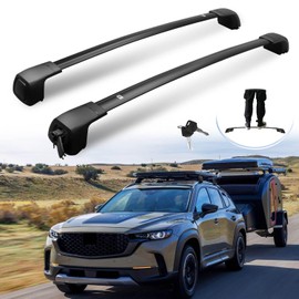 SNIXWOO Lockable Roof Racks for Mazda CX50 Including Hybrid, Hidden Anti-Theft Cross Bars | Fits Multiple Kayaks, or a Mix of Kayaks and Bikes | 2023-2026