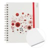 Cuaderno Profesional Floral 100h Pasta Dura 3 Pzas