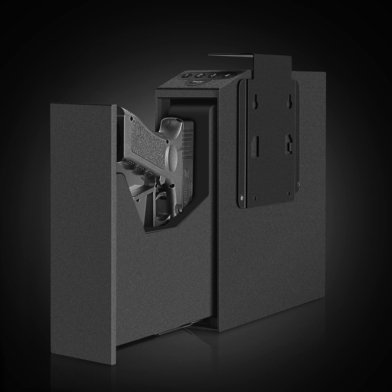 Digital Slider Handgun Gun Safe for Nightstand, Desk, Bed Side,