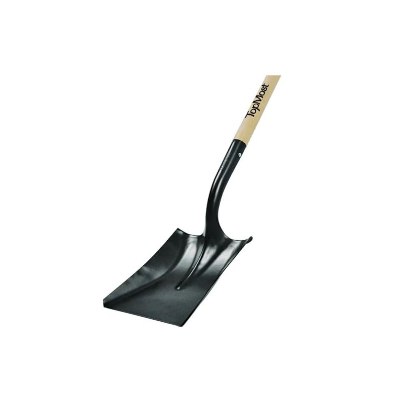 Truper 31174 Tru Built Square Point Shovel, Long Handle, 45-Inch