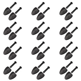 WAJJ Practical Adjustable Length Men Shoe Tree Stretcher Holder Shaper Support (Blackx12)
