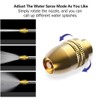 Garden Hose Nozzle,Hose Sprayer Nozzle with 3/4”GHT Thread Brass Hose