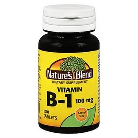 Nature's Blend Vitamin B1 Tablets 100 mg 100 Tabs By Nature's Blend