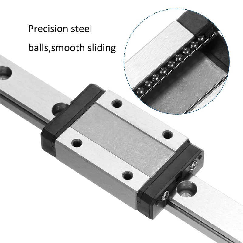 KGTCN MGN9C Linear Guide 100 mm Length Miniature Bearing Steel
