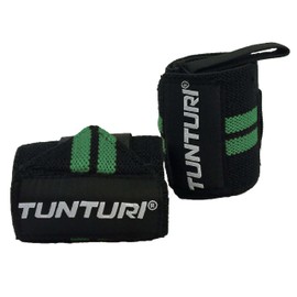 Tunturi Wrist Guards Unisex Black/Green Pack of 2