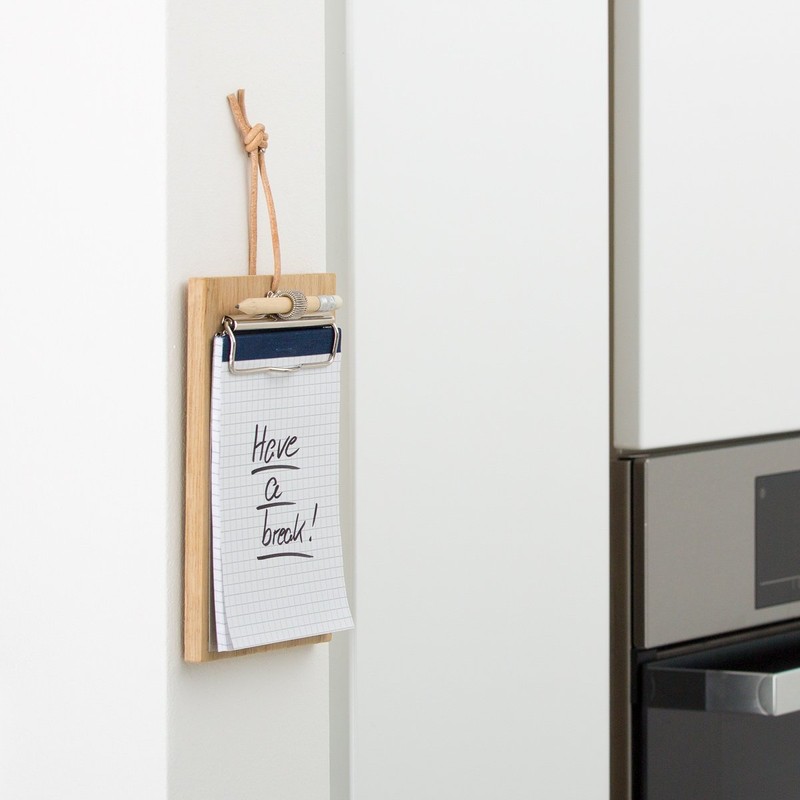 corpus delicti :: Clipboard Small Solid Wood (Oak) 11.5 x