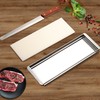 Beef Jerky Slicer Kit,Stainless Steel,Adjustable Thickness,Uniform Slices,Include Cutting Board &