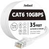Cable Ethernet Cat 6 de 35 pies, para exteriores e