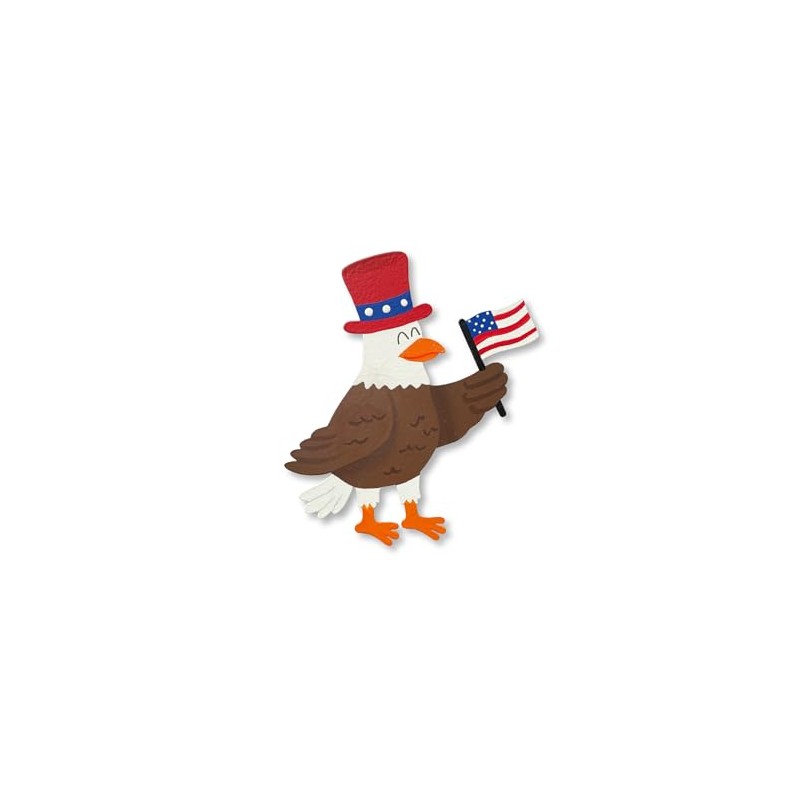 Roeda Brighten Your Life 14806m Patiotic Bald Eagle in Uncle