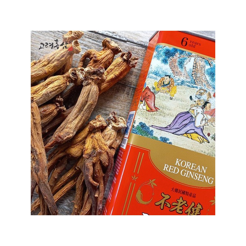 고려홍삼/6년근홍삼(캔)중편150g/홍삼/건삼/금산인삼 6년근고려홍삼/6년근홍삼/6년근건삼/홍삼/건삼 Korean Red Ginseng / 6-Year-Old Red Ginseng (Can)