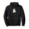 Adorable rubber duck takes a self care bubble bath Pullover Hoodie