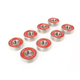 JUCKER HAWAII Longboard Skateboard Bearings ABEC 9 Red