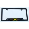 Jamaica Jamaican Flag Black Plastic Car License Plate Frame Domed