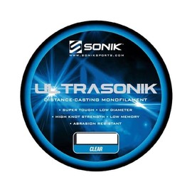 Sonik UltraSonik Clear Mono Line Bulk Spool: 25lb