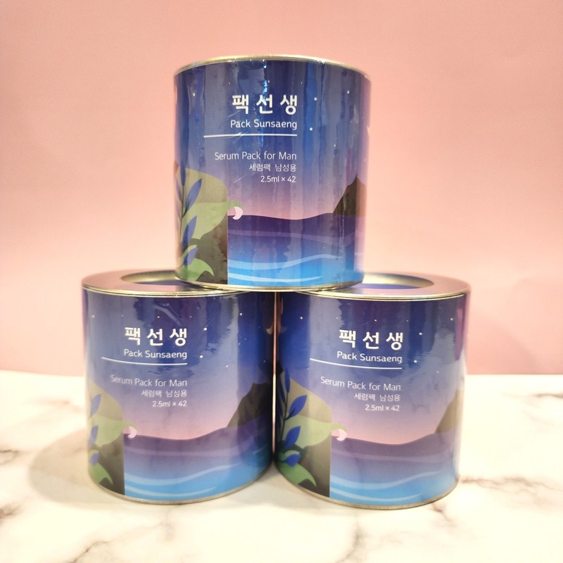 Pack Teacher Serum Men's Sleeping Pack Essence 42 Sheets Pore