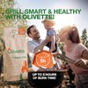 Organic Charcoal Briquettes by Olivette, Reusable Charcoal for Grilling, USDA