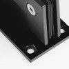 KEILEOHO 4 PCS Glass Door Hinges, Stainless Steel Shower Door