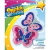 Colorbok QC47728TA MAKEIT BAKEIT SUNCATCHER Glitter Butterflies, Multicolor