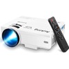 AuKing Projector, 2025 Upgraded Mini Projector, Full HD 1080P Home