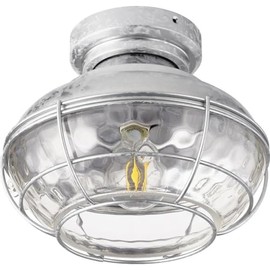 Quorum 1974-9 Restoration LED Fan Light Kit from Windmill Collection in Pewter, Nickel, Silver Finish,