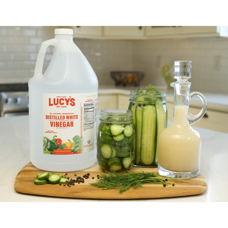 Lucy's Family Owned - Natural Distilled White Vinegar, 1 Gallon