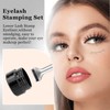 Fokroin Eyeliner Stamp, Lower Lash Stamp, 2-in-1 Lower Eyelash Stamp