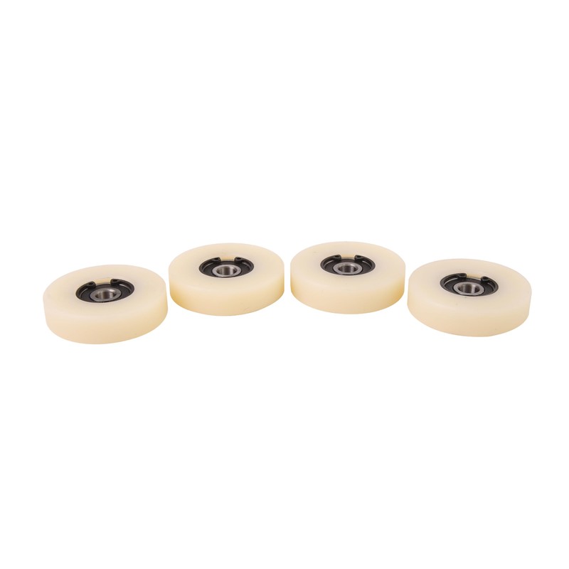 Smart Machines x 50 mm diameter milled nylon wheels made