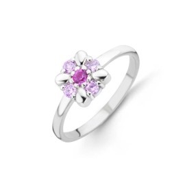 Kipling Kids Sterling Silver Colorful Cz Ring (Size 5)