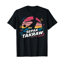 Sepak Takraw Player Sport Foot Volleyball Footvolley T-Shirt