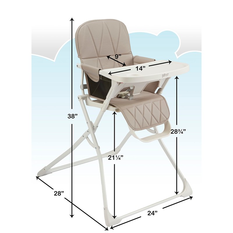 Primo PopUp Folding High Chair for Baby Age 6 to