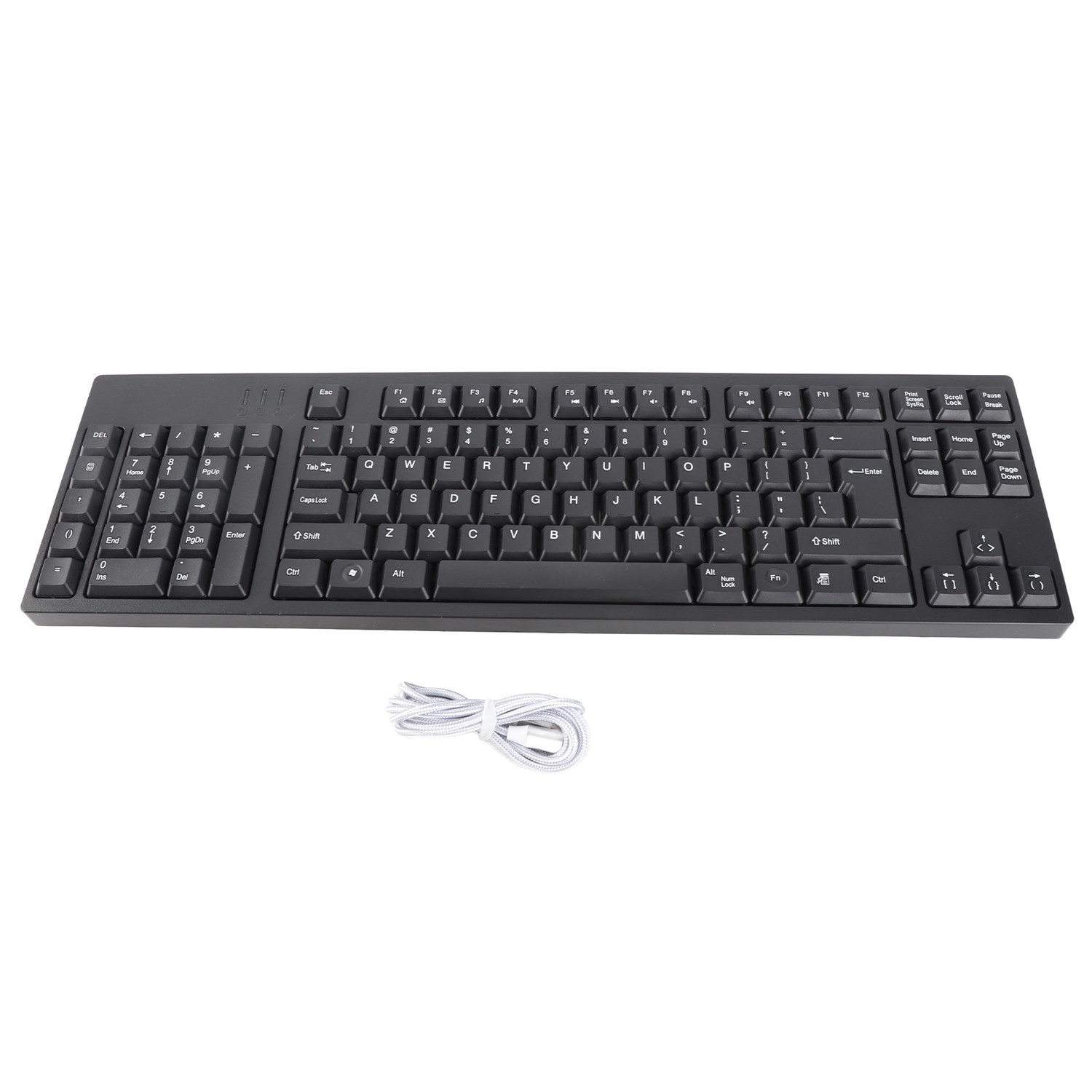 Left Handed Keyboard Ergonomic Full Size Dual USB Interface 109 Keys ...