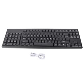 Left Handed Keyboard Ergonomic Full Size Dual USB Interface 109 Keys Keyboard for Computer Laptop