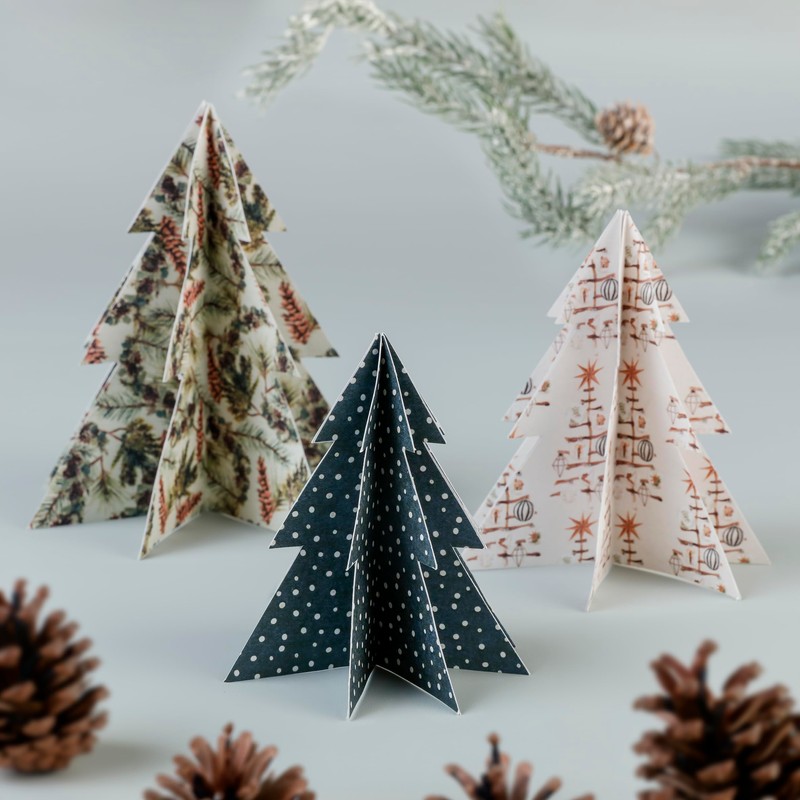 Clairefontaine 95548C - Block of 20 Cosy Christmas Pattern Sheets