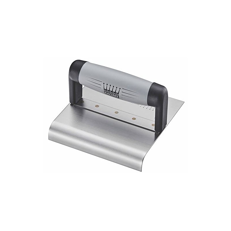 RAGNI Stainless Steel 6" X 6" Outside Edge Step Trowel