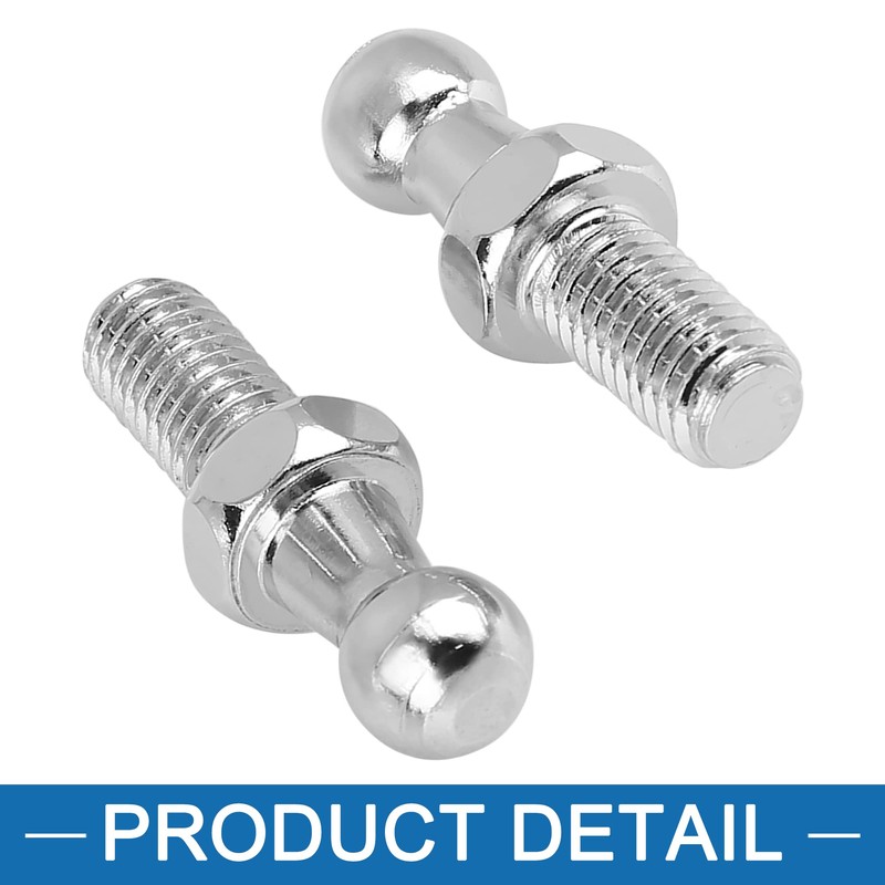 A ABSOPRO Set of 2 Gas Spring Ball Bolts 10